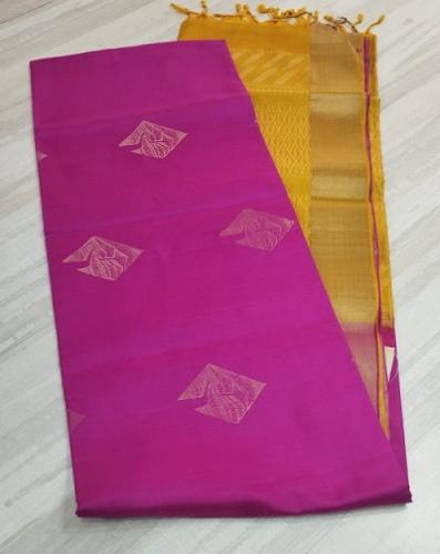 SOFT SILK SAREE WITH BLOUSE